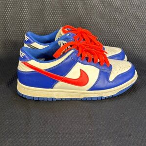 Unisex Nike Dunk Low
Bright Crimson Game Royal (GS)